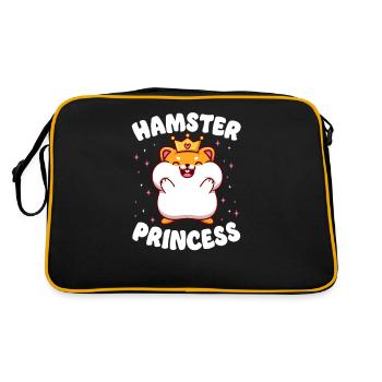 Hamster Hamster Princess - Retro Bag - black/gold - Back