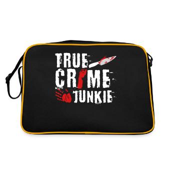True Crime Junkie - Retro Bag - black/gold - Back