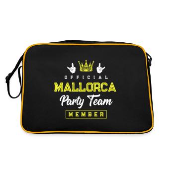 Équipage de fête de Majorque - Sac Retro - noir/or - Dos
