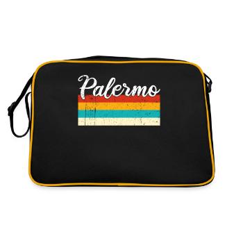 Palerme Rétro Vintage - Sac Retro - noir/or - Dos