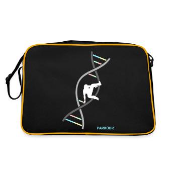 Parkour Freerunning Backflip Freestyle Acrobatics - Retro Bag - black/gold - Back
