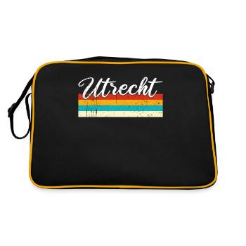 Utrecht Retro Vintage - Retro Bag - black/gold - Back