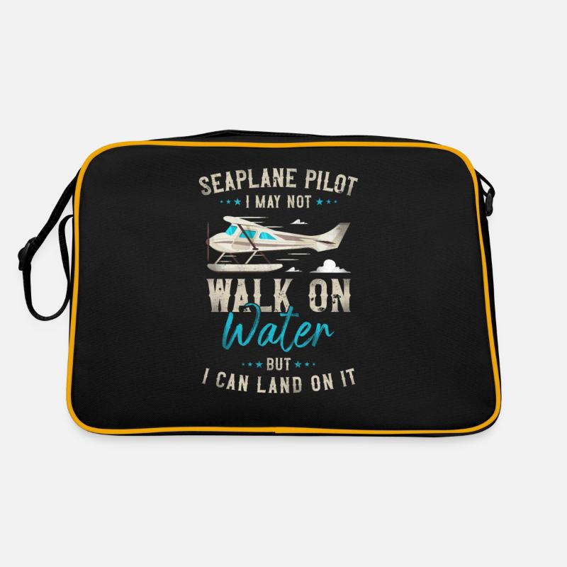 Airplane Pilot Vintage Seaplane Retro Tasche