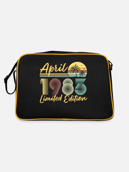 April 1983 Limited Edition - Retro Bag - black/gold - Back