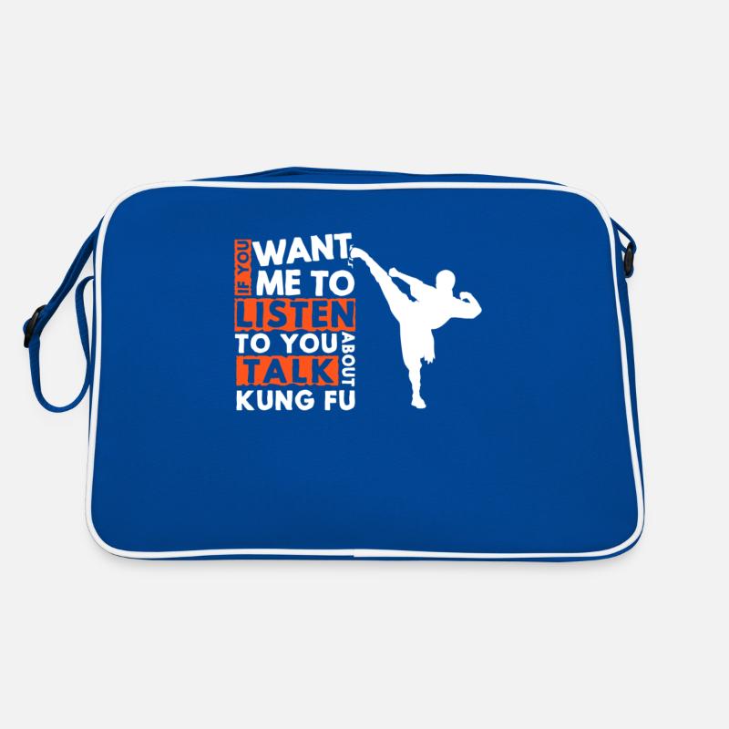 KUNG FU KÄMPFER KUNG FU GESCHENK Retro Tasche