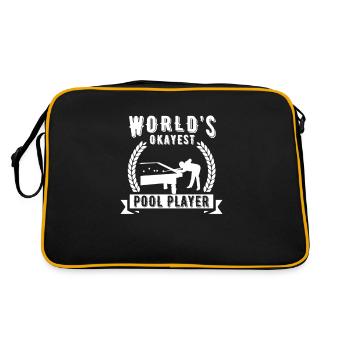 Billard Pool Billard Billardkugel Billardkö 8Ball - Retro Tasche - Schwarz/Gold - Hinten