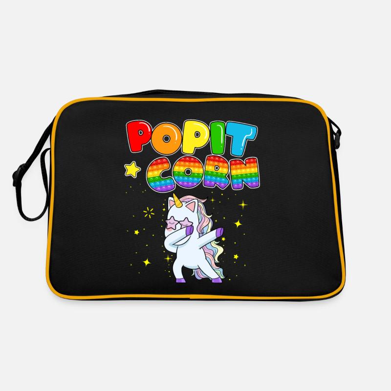 Pop It Corn Licorne douce enchanteresse Sac Retro