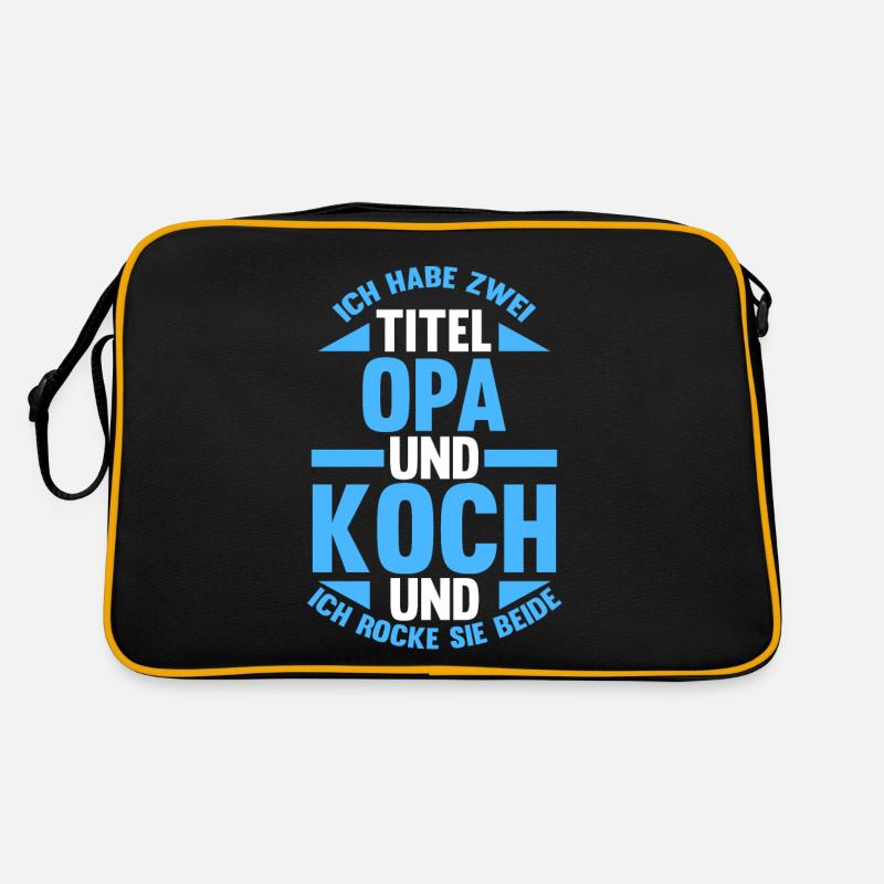 Küchenchef Opa Koch Retro Tasche