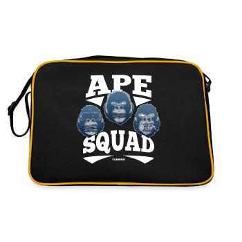 Ape Squad - Retro Bag - black/gold - Back
