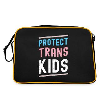 Transgenre Tshirt Transsexual Pride - Sac Retro - noir/or - Dos