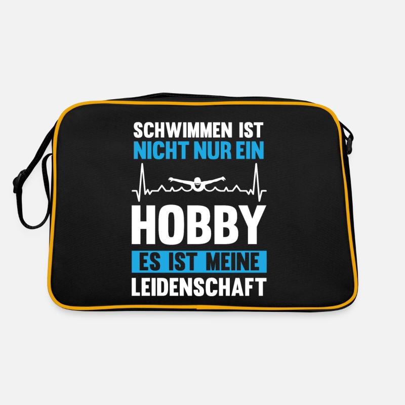 Schwimmen Schwimmer Retro Tasche