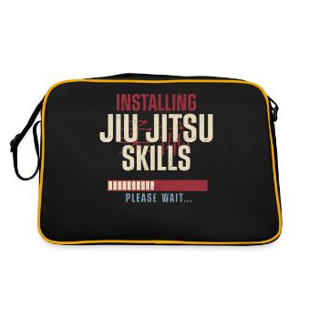 Jiu Jitsu Installing Jiu-Jitsu - Retro Tasche - Schwarz/Gold - Hinten