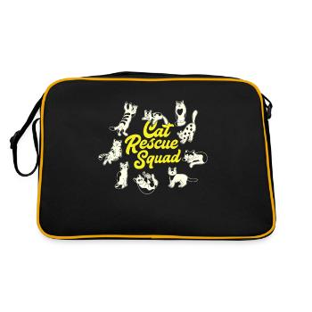 Militant des droits des animaux Végétalien Végétarien Amoureux des animaux Animal - Sac Retro - noir/or - Dos
