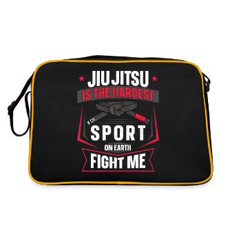 Jiu Jitsu Belt Ju-Jitsu Is The - Retro Bag - black/gold - Back