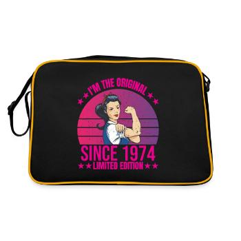 I am the original since 1974 Limited Edition - Retro Bag - black/gold - Back