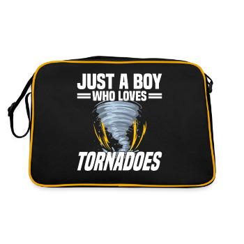 Tornado Hunter Tornado Tornado Chaser Hurricane - Retro Bag - black/gold - Back