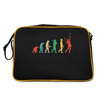 Vêtements pour joueurs de tennis Tennis Femmes Filles - Sac Retro - noir/or - Dos