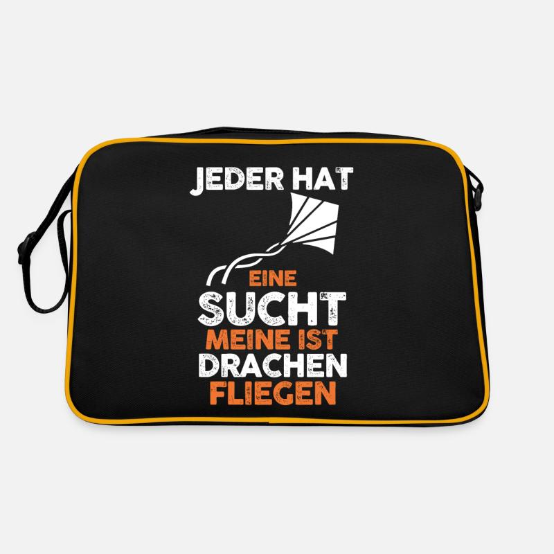 Drachenfliegen Retro Tasche