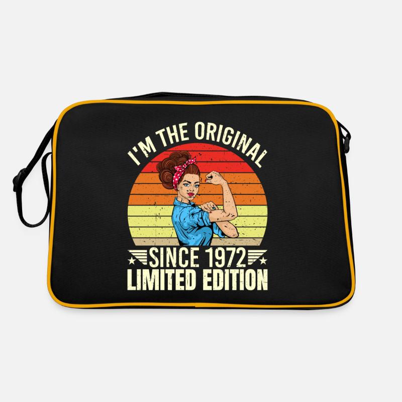 Ich Bin Das Original Seit 1972 Limited Edition Retro Tasche