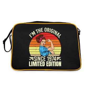 I am the original since 1974 Limited Edition - Retro Bag - black/gold - Back