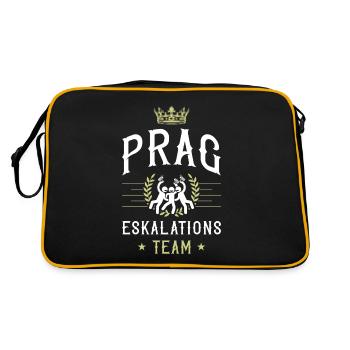 Prague Escalation - Retro Bag - black/gold - Back