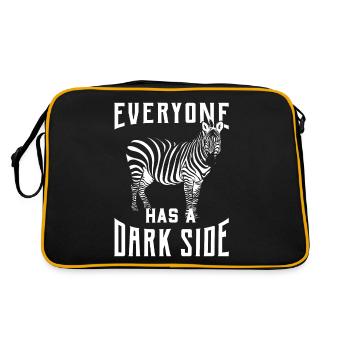 Zebra - Retro Bag - black/gold - Back