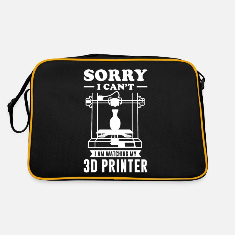 3D-Drucker Druckmaschine Technik Technologie Hobby Retro Tasche