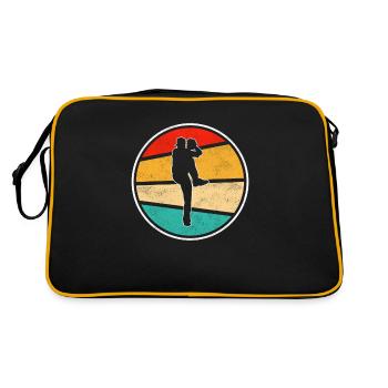 Baseball Retro Logo - Sac Retro - noir/or - Dos