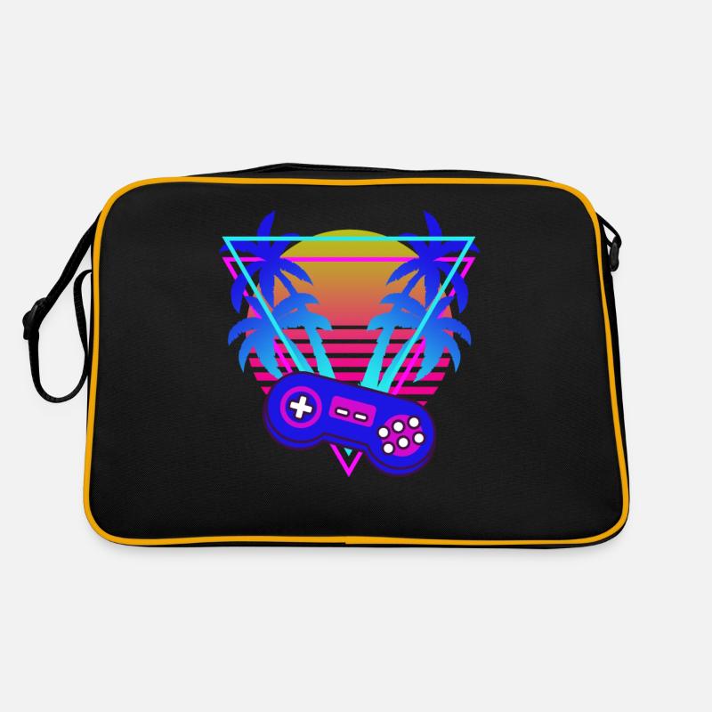Gamer Gaming Controller Vaporwave Esthétique Sac Retro