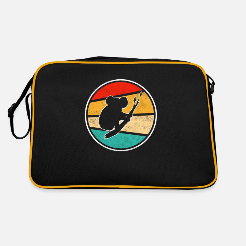 Koala Retro - Retro Tasche - Schwarz/Gold