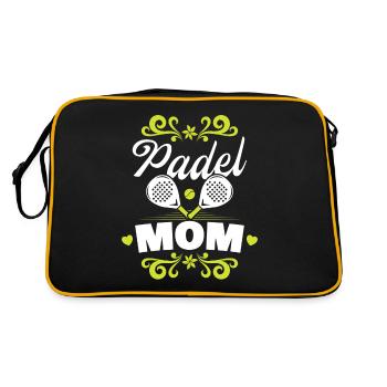 Cool Padel Maman Joueur de Padel Maman - Sac Retro - noir/or - Dos