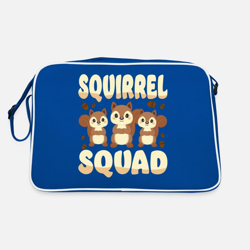 Squirrel Acorn Squirrel Squad Retro Bag