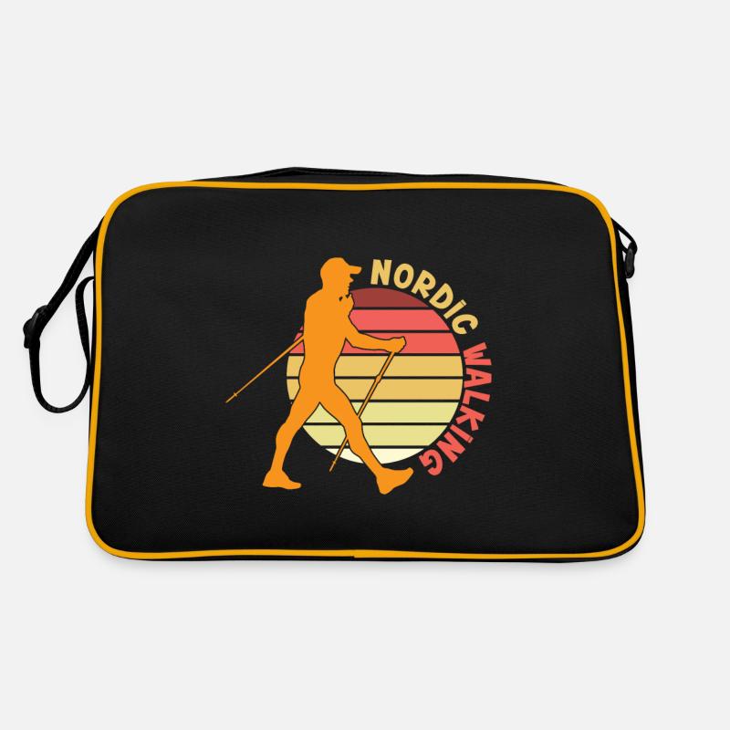Nordic Walking Nordic Walker Walking Stöcke Retro Tasche