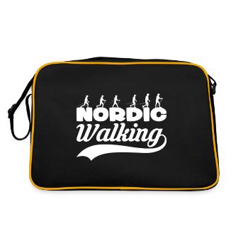 Conception de la marche nordique pour les amateurs de sport - Sac Retro - noir/or - Dos