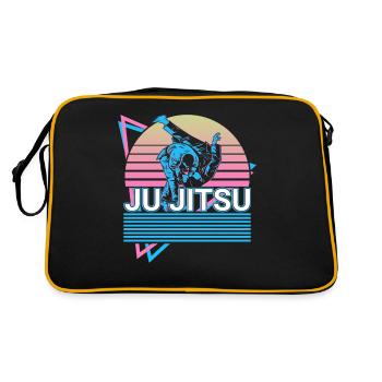 Ju Jitsu Retro Gift - Retro Bag - black/gold - Back