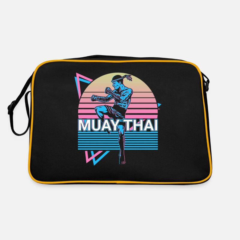 Muay Thai Retro Geschenk Retro Tasche