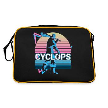 Cyclope Cadeau de mythologie grecque - Sac Retro - noir/or - Dos