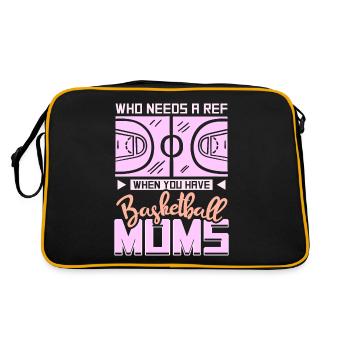 Qui a besoin d’une référence quand vous avez des mamans de basket-ball - Sac Retro - noir/or - Dos