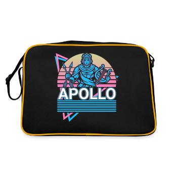 Apollon Don de Dieu Grec - Sac Retro - noir/or - Dos