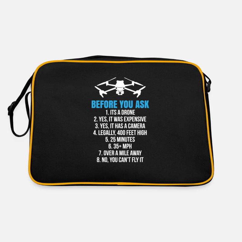 Drone Drone Drone Pilote Quadcopter Sac Retro
