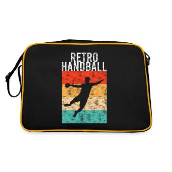 Handball rétro - Sac Retro - noir/or - Dos
