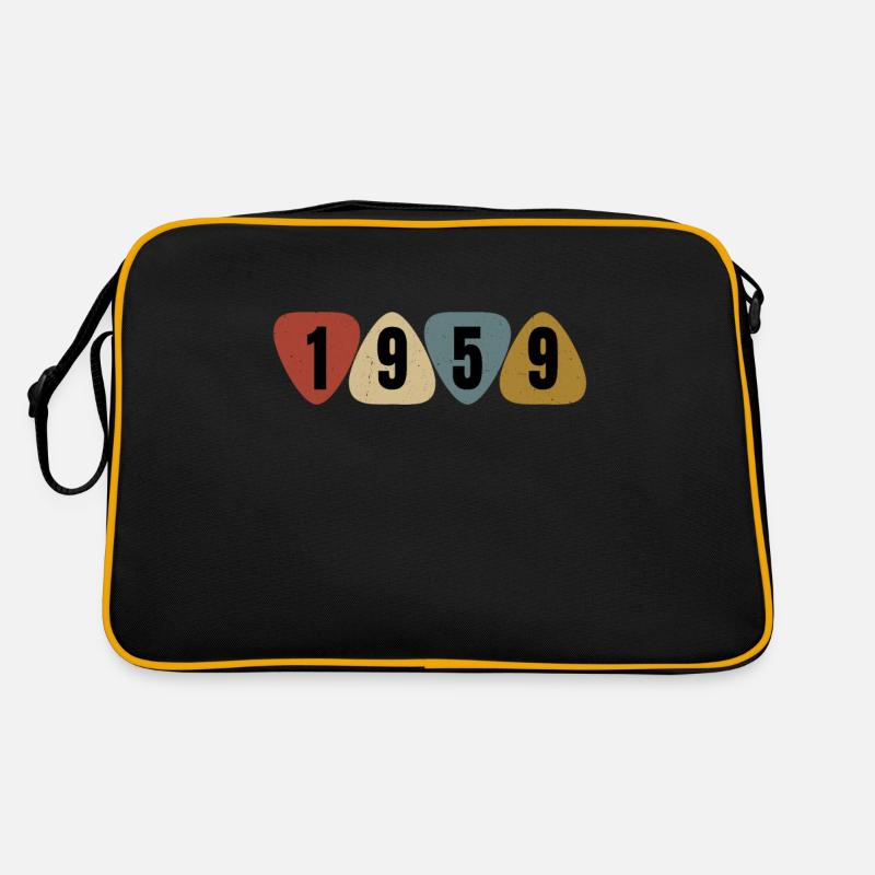 Né en 1959 guitariste guitariste pick Sac Retro