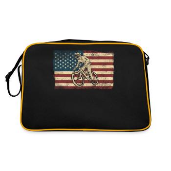 Enduro VTT VTT Équitation - Sac Retro - noir/or - Dos