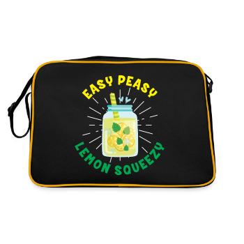 Easy Peasy Lemon Squeezy – Édition d’été - Sac Retro - noir/or - Dos