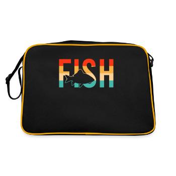 Poisson poisson - Sac Retro - noir/or - Dos