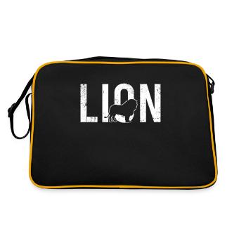 Lion lion - Sac Retro - noir/or - Dos