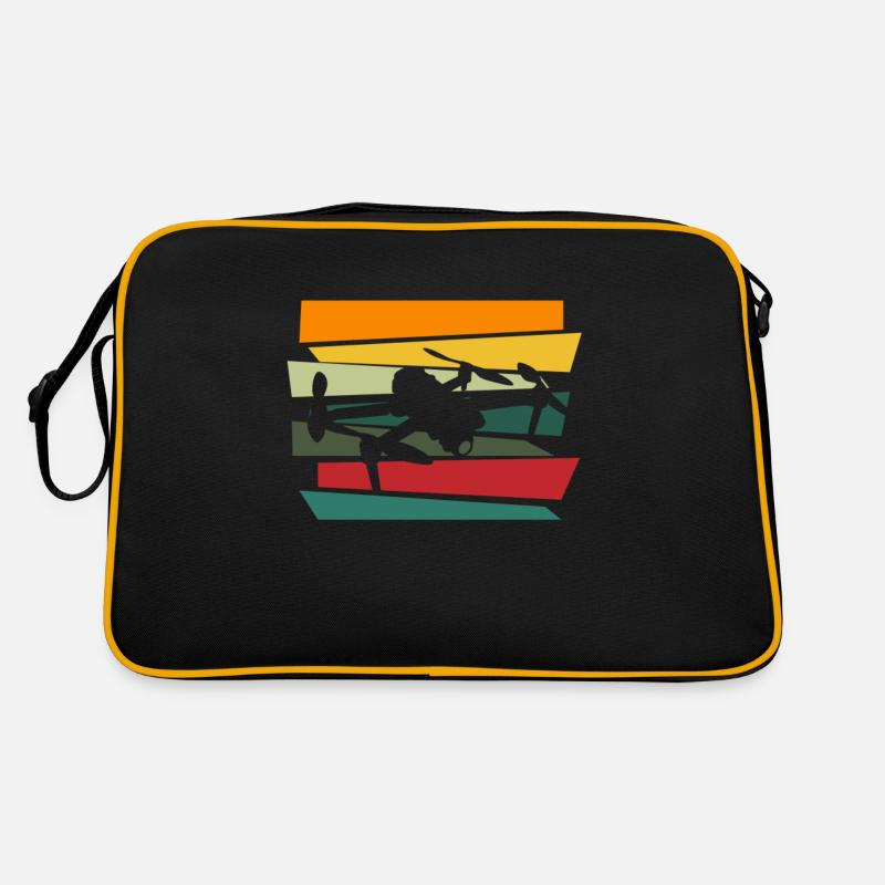 Drone Drone Drone Pilot Quadcopter Retro Bag