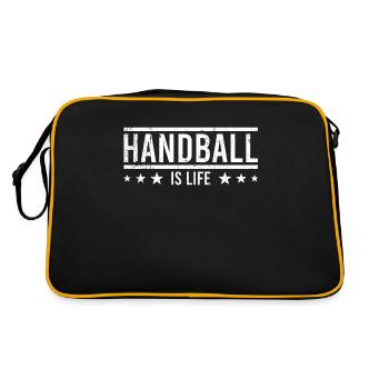 Dicton handball - Sac Retro - noir/or - Dos