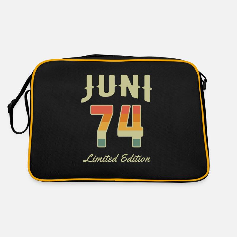 Juni 1974 Limited Edition Geburtstag Retro Tasche