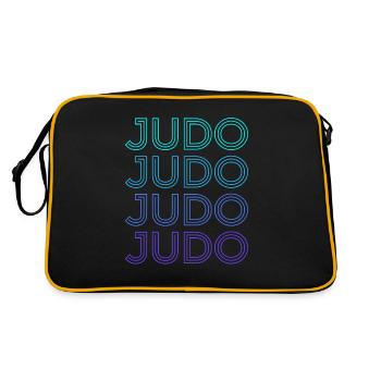 Judo Judoka Rétro - Sac Retro - noir/or - Dos